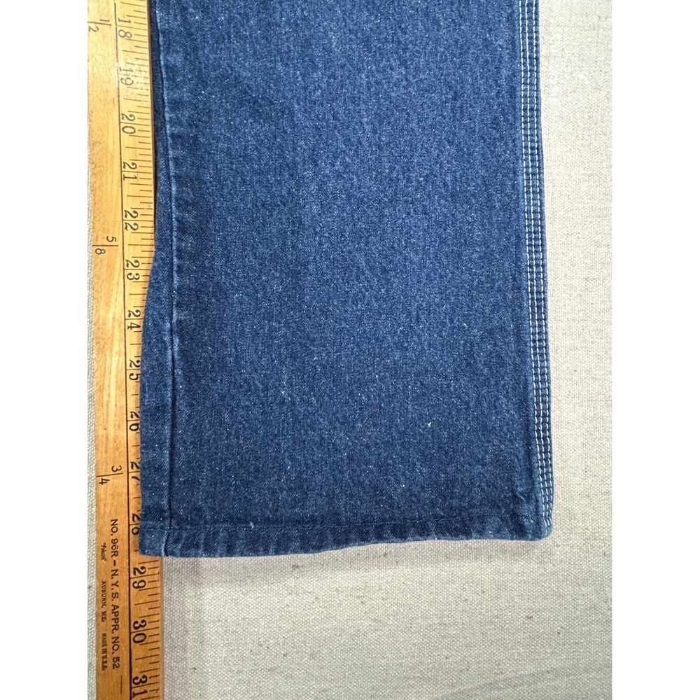 Vintage Dickies Mens Carpenter Jeans 30 Dark Wash Blue Denim Utility Work Pant - Picture 3 of 10